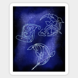 Liyue Hydro Constellations Sticker